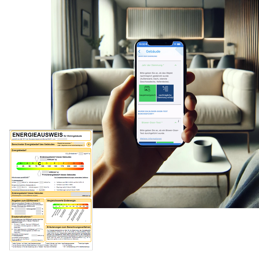Bedarfsausweis - Self-Service per App durch Eigentümer Bedarfsausweis - Self-Service per App durch Eigentümer